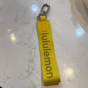 Lululemon Never Lost keychain